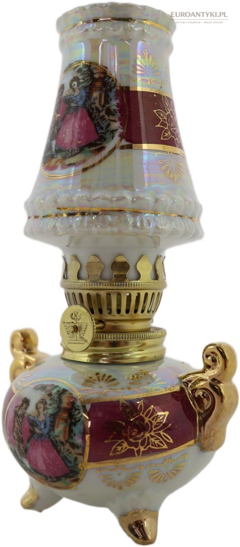mini lampka naftowa z perłowym połyskiem